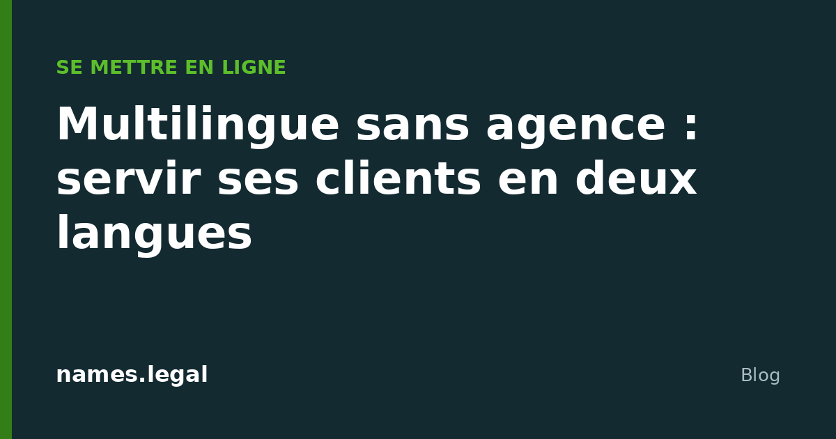 Multilingüe sin agencia: atender a los clientes en dos idiomas